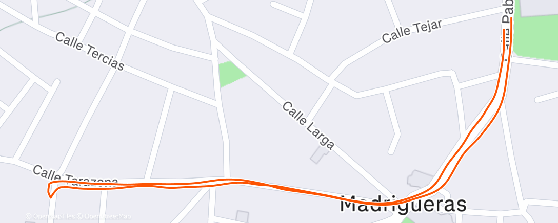 Карта физической активности (Carrera de tarde)