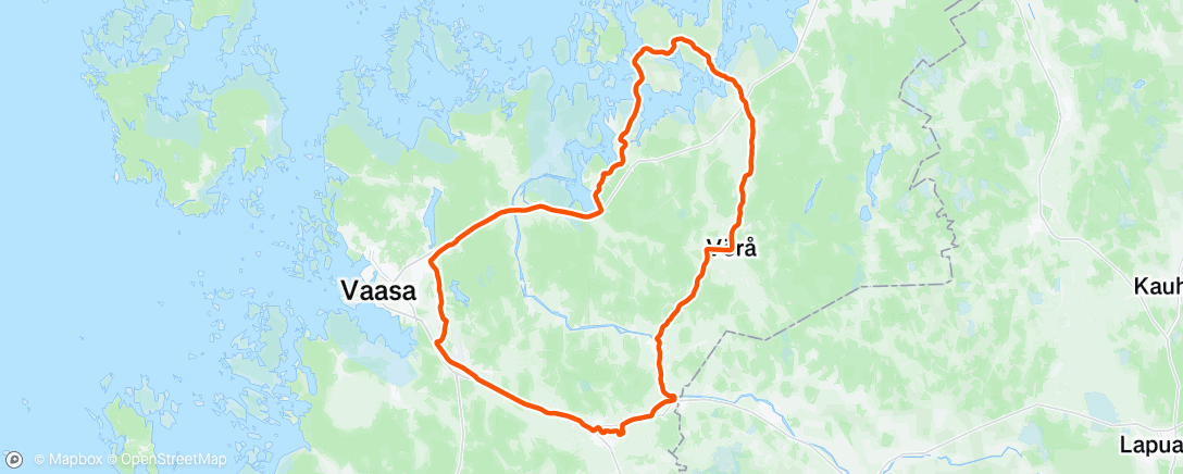 Map of the activity, Morning Ride