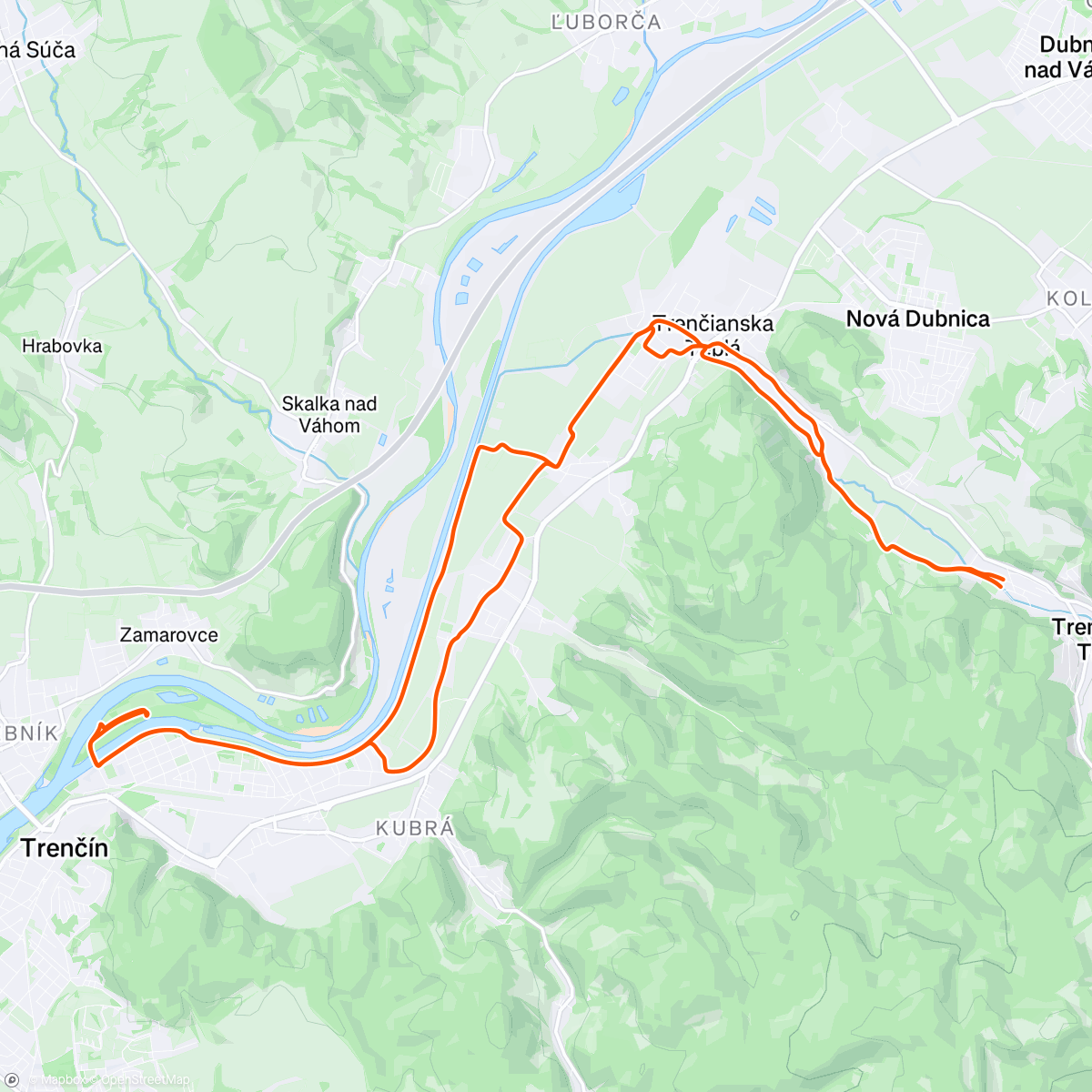 Map of the activity, Afternoon Ride s Oli