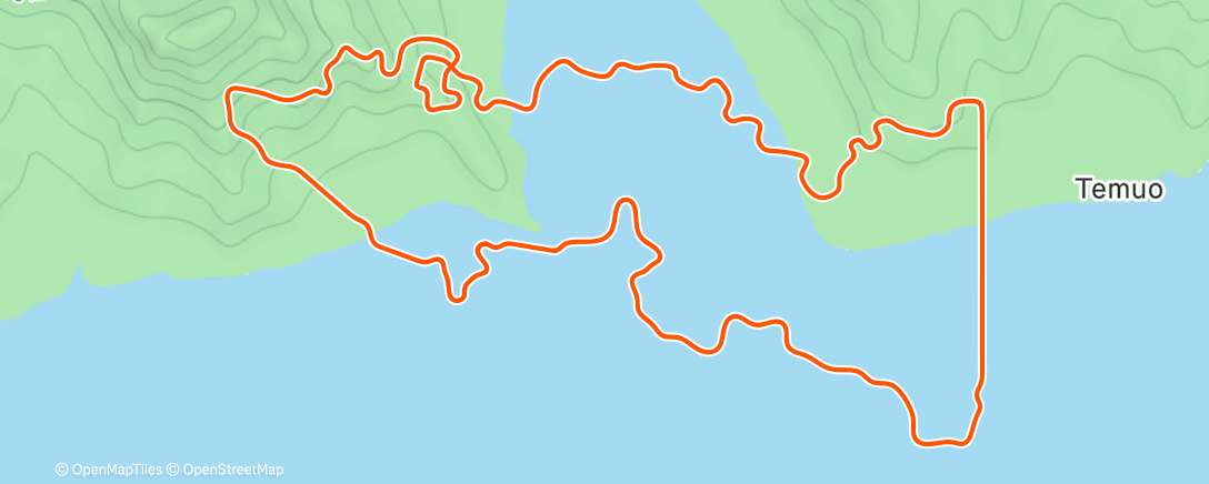 Map of the activity, Zwift - Day 4 on Coastal Crown Loop in Watopia