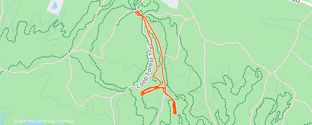 Карта физической активности (Morning Mountain Bike Ride)