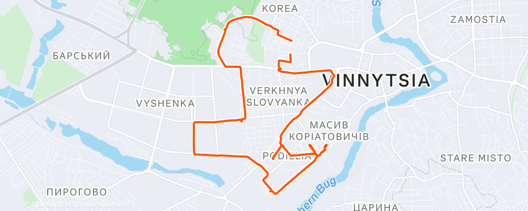 Map of the activity, 729