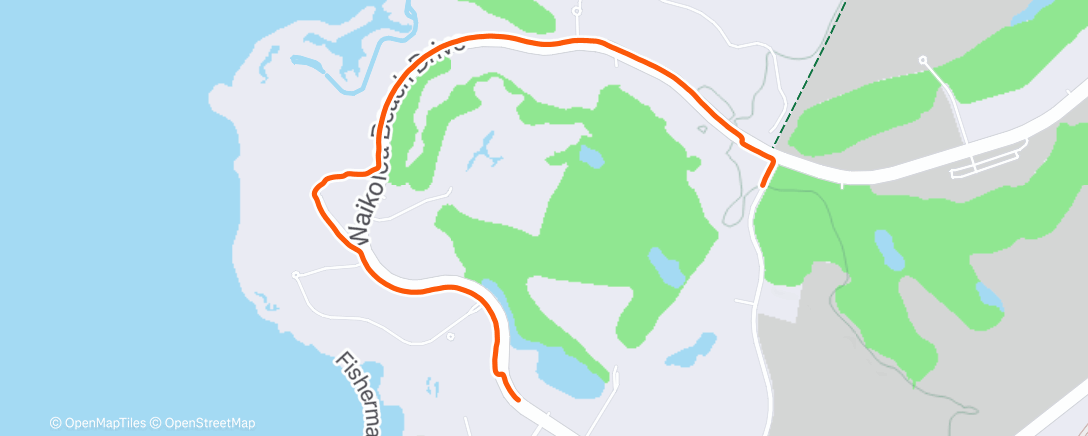 Mapa de la actividad (Morning Jog)