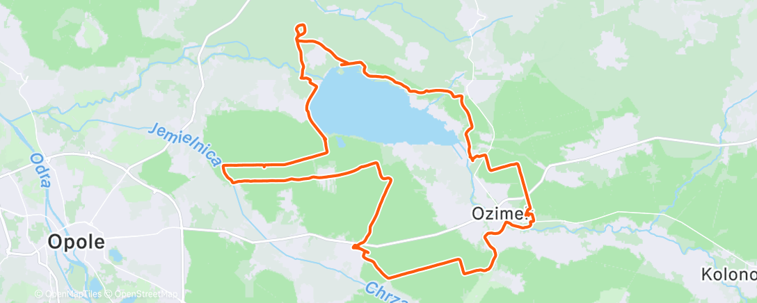 Карта физической активности (Lunch Ride)