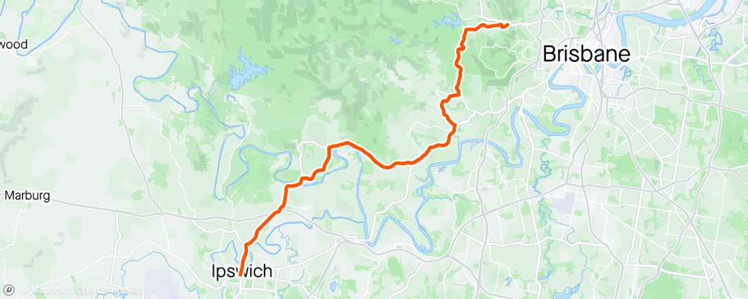 Map of the activity, Commute Home
