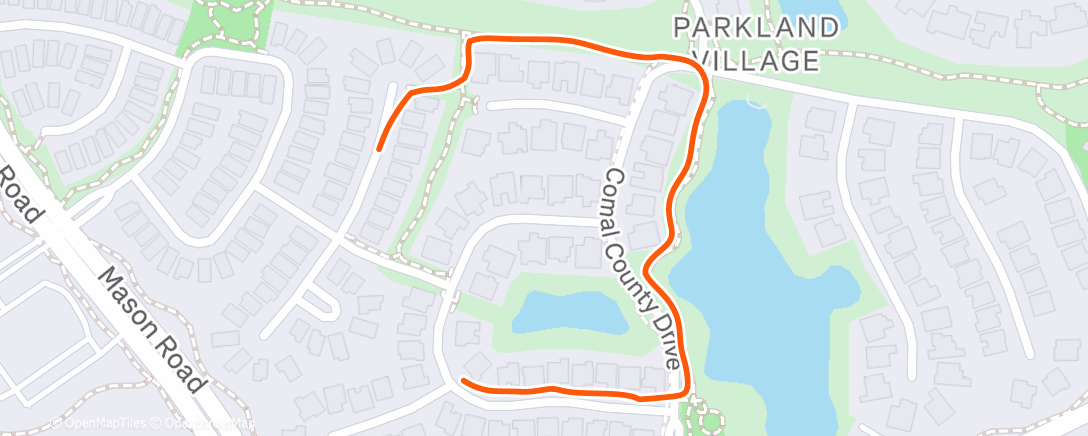 Карта физической активности (Morning Walk)