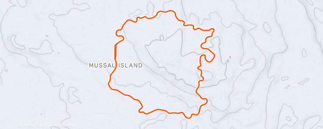 Map of the activity, TrainingPeaks Virtual - Coastal Loop