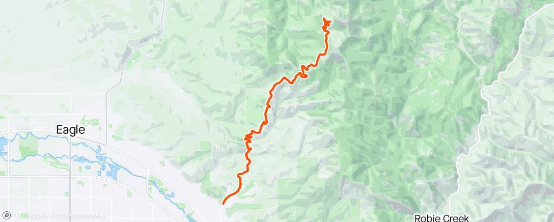 Map of the activity, Road to Bogus Basin #1