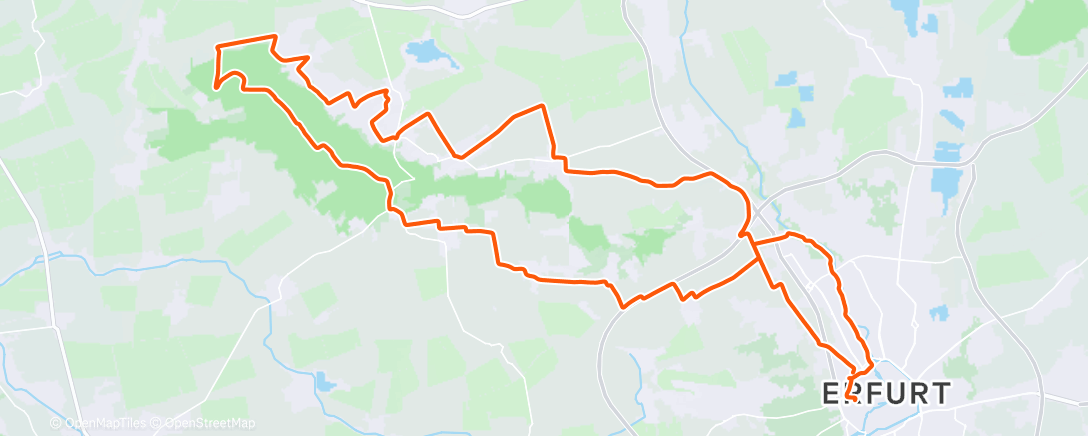 Карта физической активности (Mittagsradfahrt)