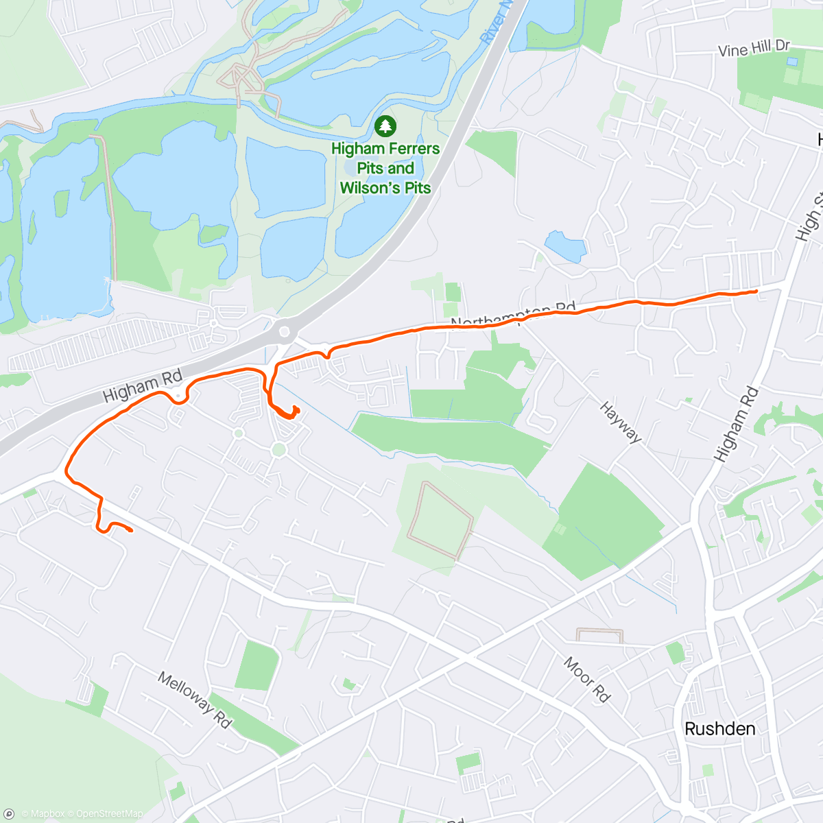 Map of the activity, 54 of 150🚶‍♀️🐕