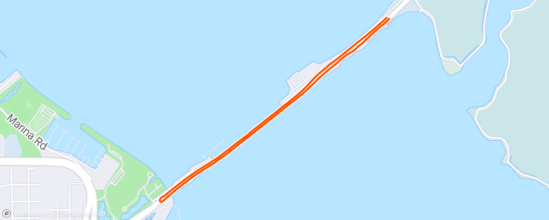 Map of the activity, Morning Bridge Repeat