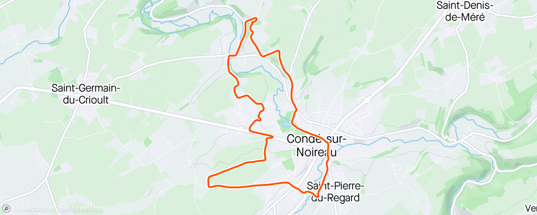 Map of the activity, 1h vallonné