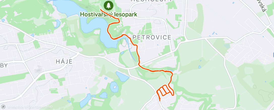 Карта физической активности (Afternoon Run)