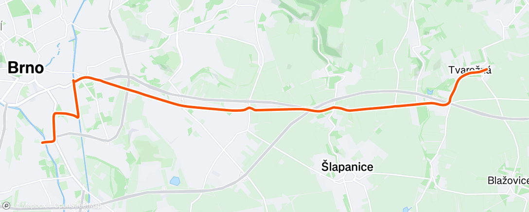 Map of the activity, Morning Ride