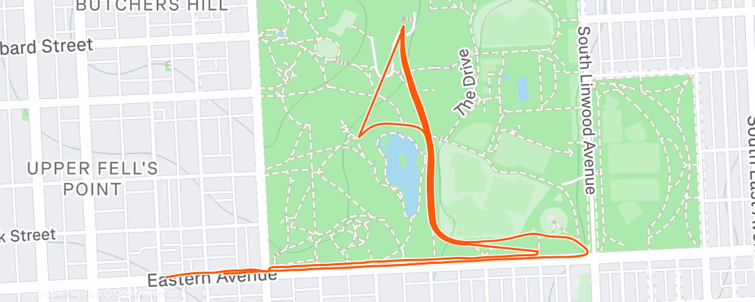 Map of the activity, Hills, hills, and more hills