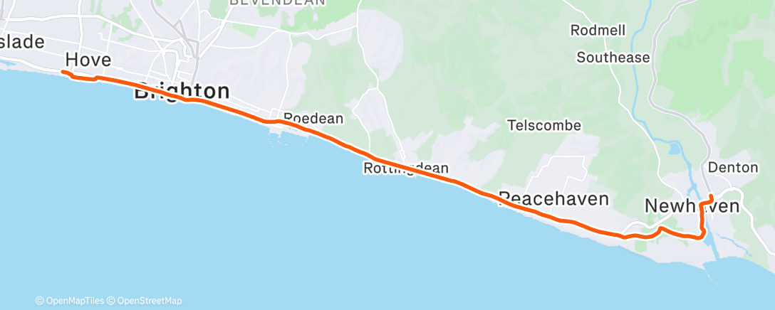 Map of the activity, Tailwind bliss