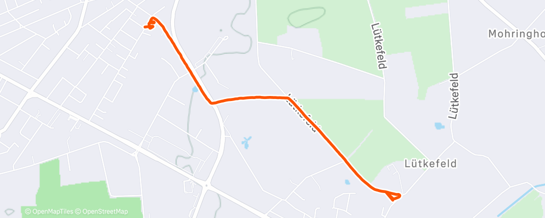 Map of the activity, Spaziergang am Nachmittag