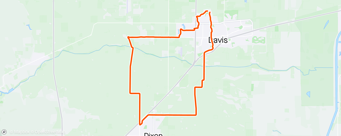 Map of the activity, Foys Group Ride