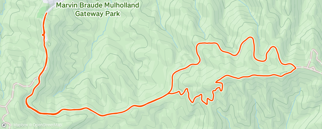 Map of the activity, Trails with wifey