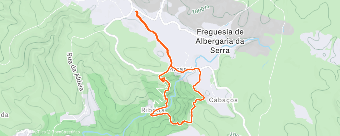 Карта физической активности (PR7 by night - último treino do ano)