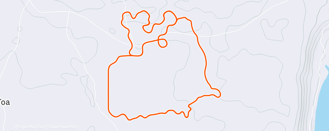 Mapa de la actividad (Zwift - Fine and Sandy in Makuri Islands 3x10 SST)
