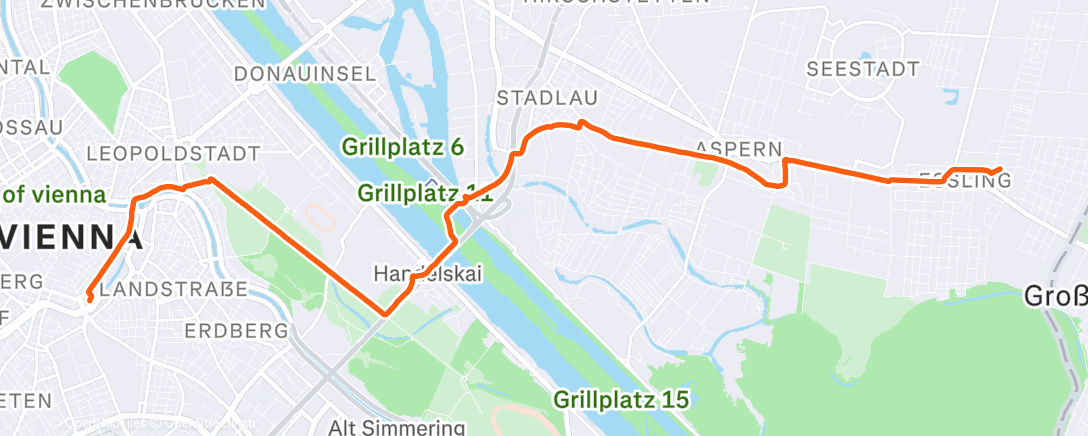 Map of the activity, WBH