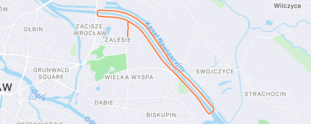 Карта физической активности (Afternoon Run)