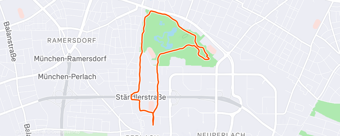 Карта физической активности (Morning Run)