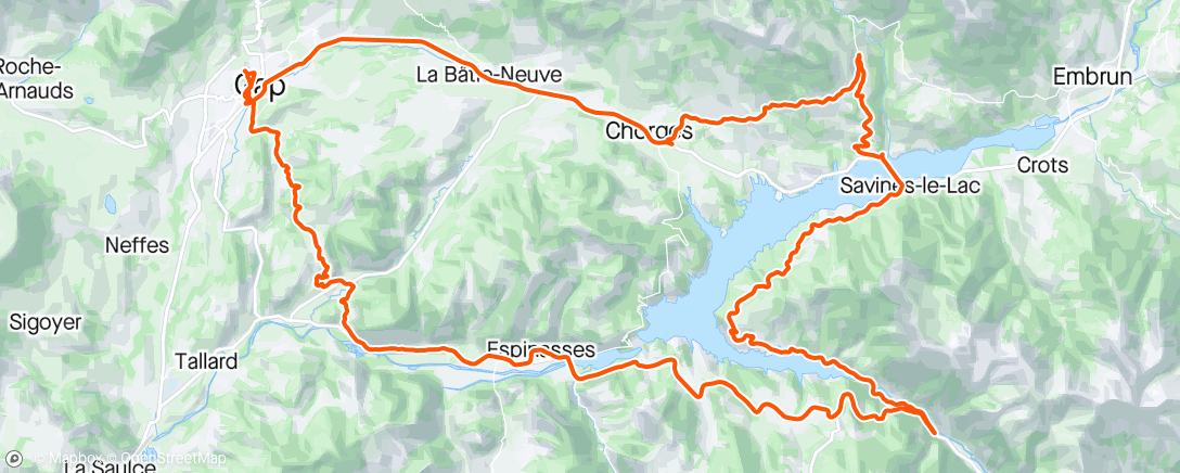 Map of the activity, Tour du lac again, toujours aussi beau 🤩