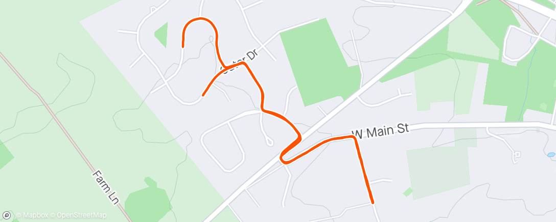 Mapa da atividade, Harris acres jog w Mae