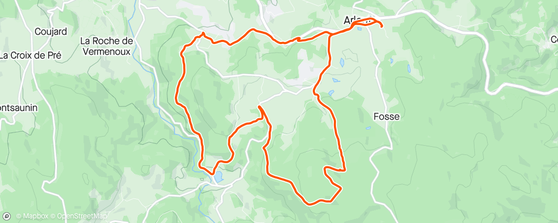 Map of the activity, Trail dans le Morvan -  Étang d'Yonne