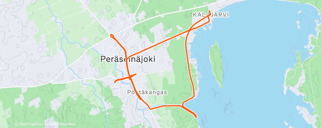 Карта физической активности (Lunch Run)