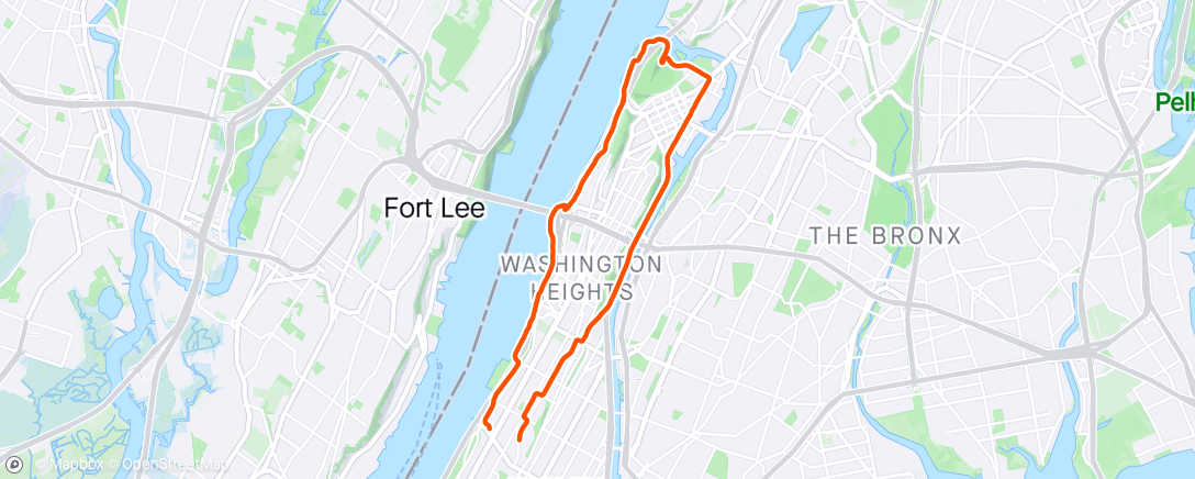 Map of the activity, Inwood Long /w Kerwin