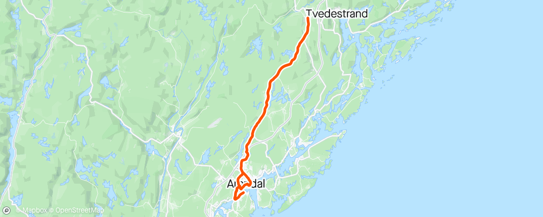 Mapa da atividade, Toget går