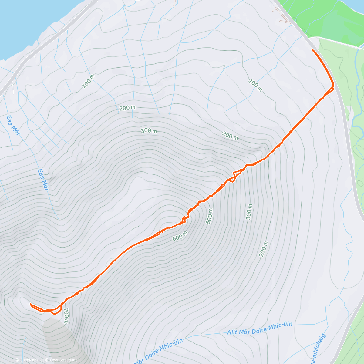 Map of the activity, Boxing Day inversion and Corbett 74