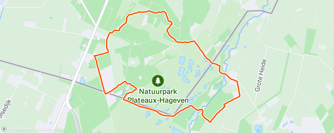 Map of the activity, Plateaux-Hageven 🌨️