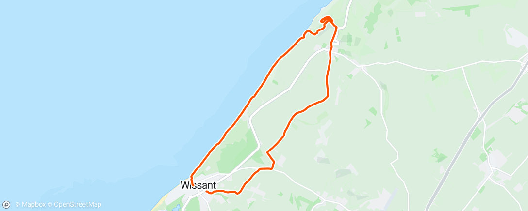 「Wissant - Cap Blanc Nez - Wissant」活動的地圖