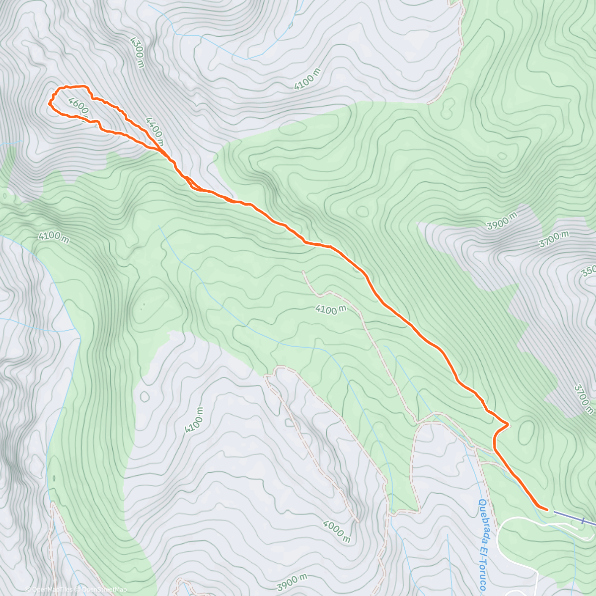 Карта физической активности (Rucu Ridge)