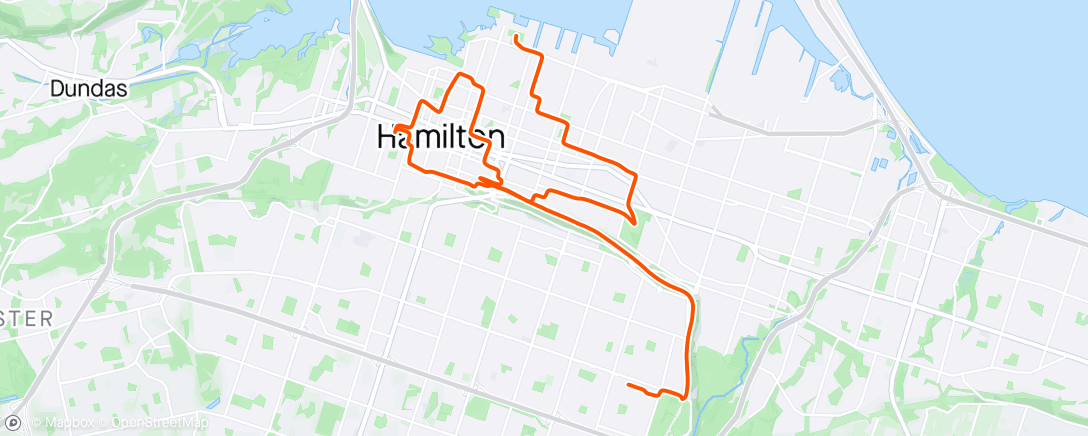 Mapa de la actividad, Steel City Alleycat v4