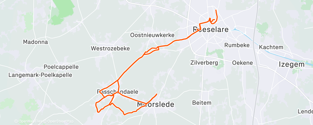 Map of the activity, Namiddagrit