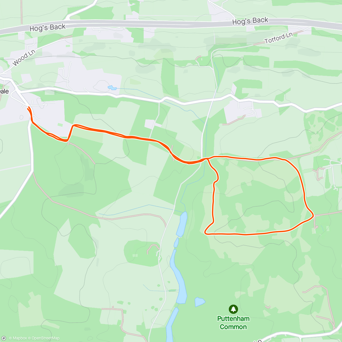 Map of the activity, A jog with the birthday boy