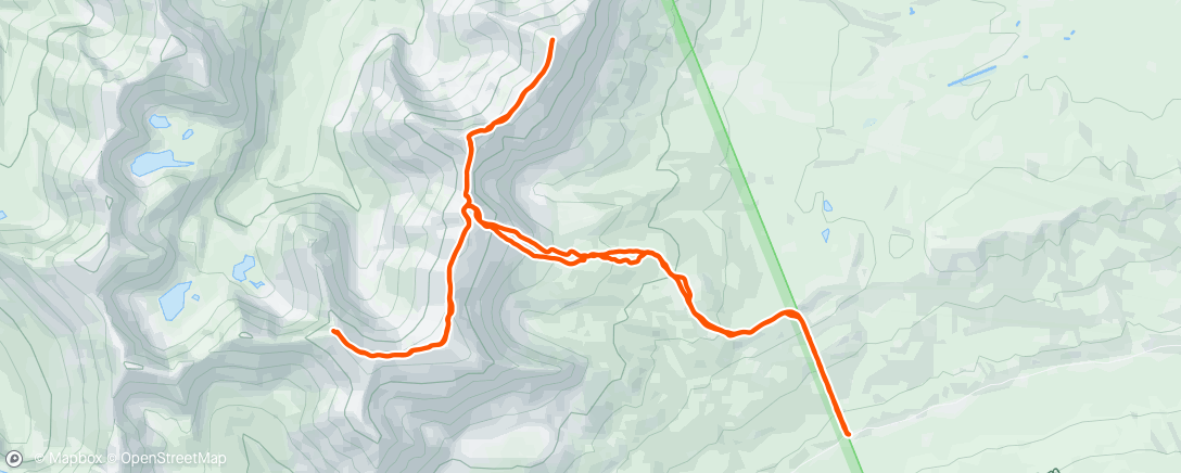 Map of the activity, White Calf + Kapunkamint