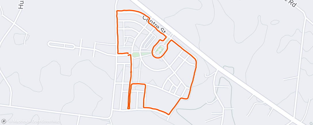 Map of the activity, Morning Walk