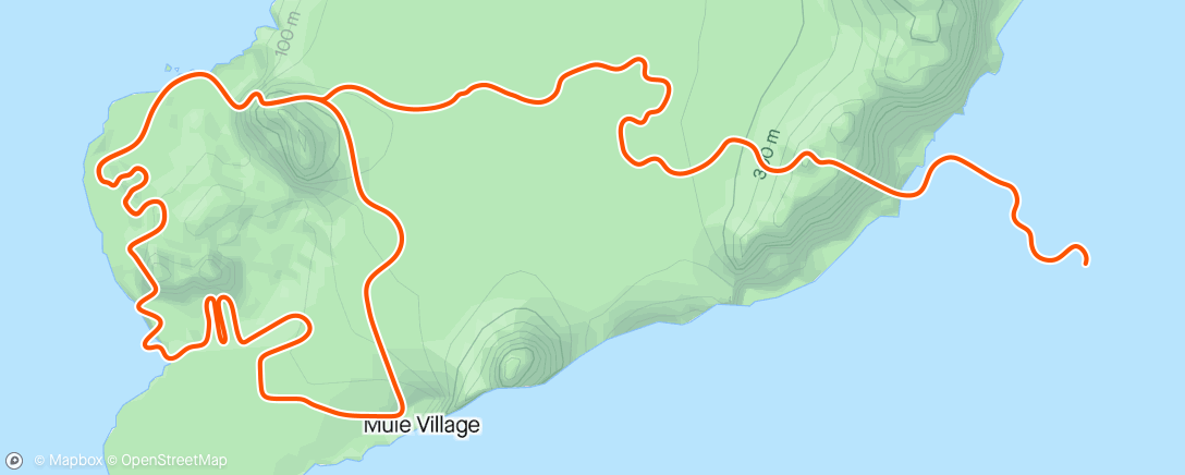 活动地图，Zwift - Pacer Group Ride: Flat Route in Watopia with Coco