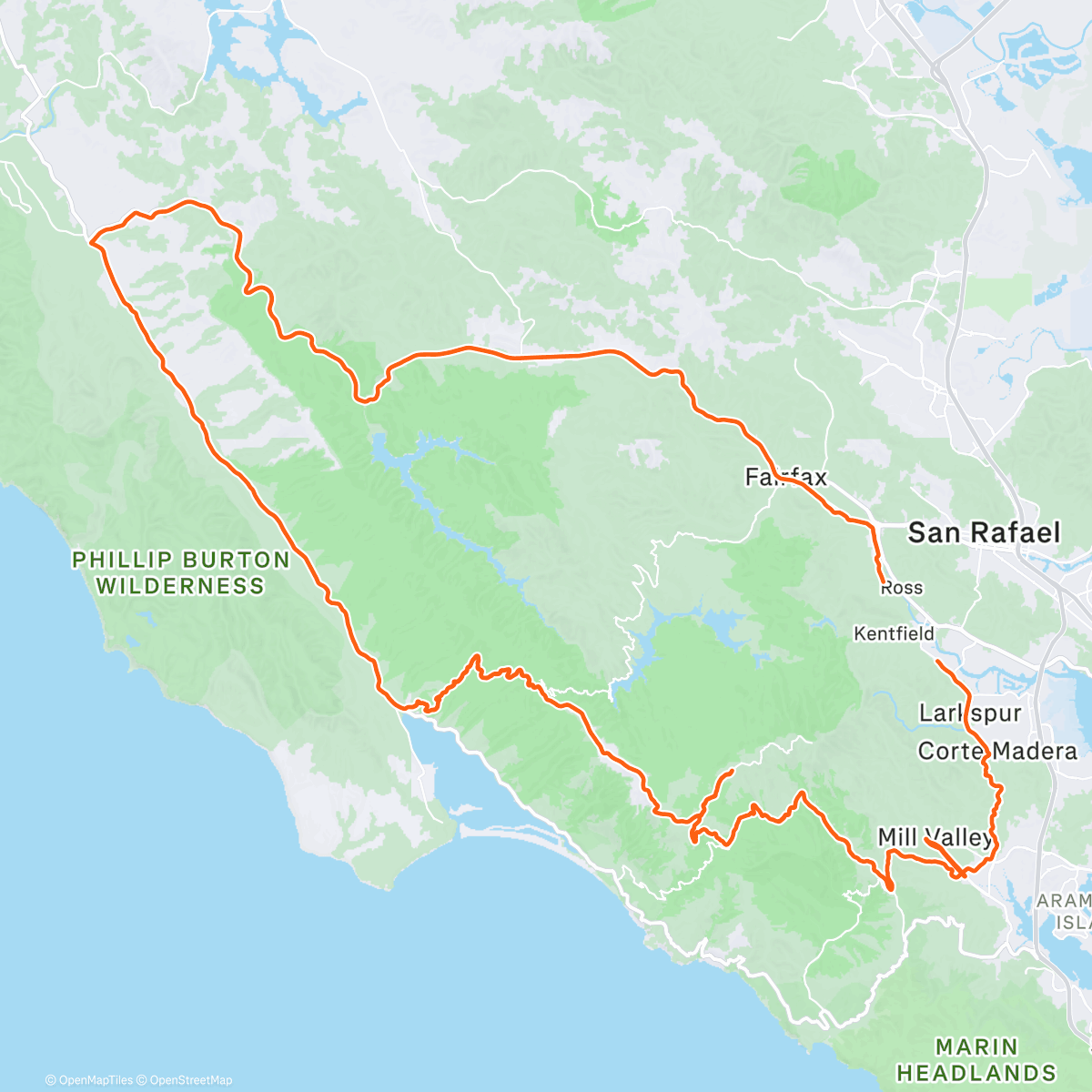Map of the activity, The sun (and dad) came out! ☀️