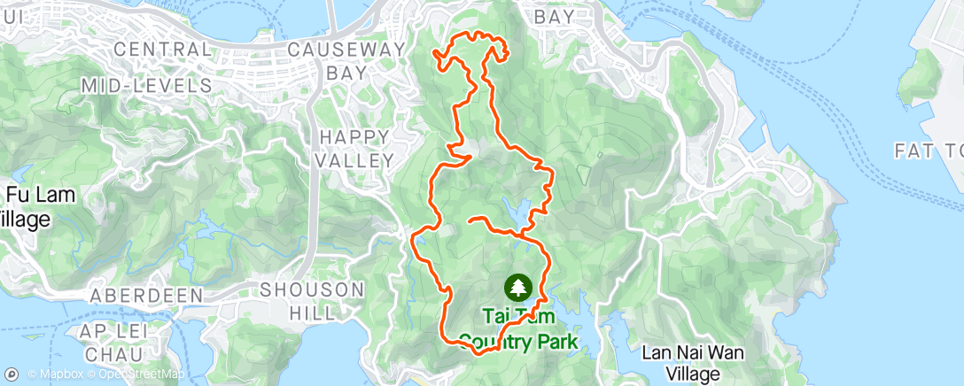 Map of the activity, HK 5 Peaks - 21k