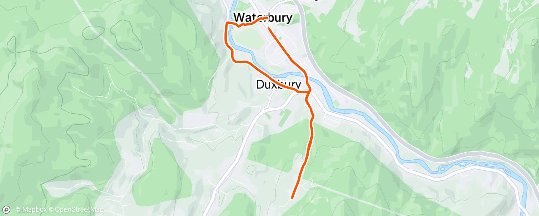 Map of the activity, Morning Run