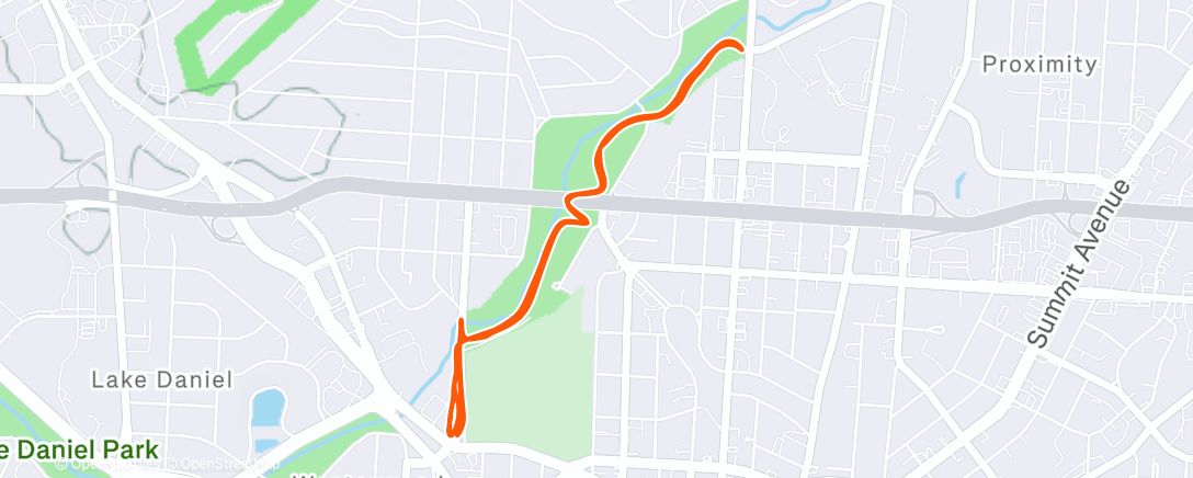 Map of the activity, Hardlopen met Plezier - Ten-Miler Program - Wk9.1