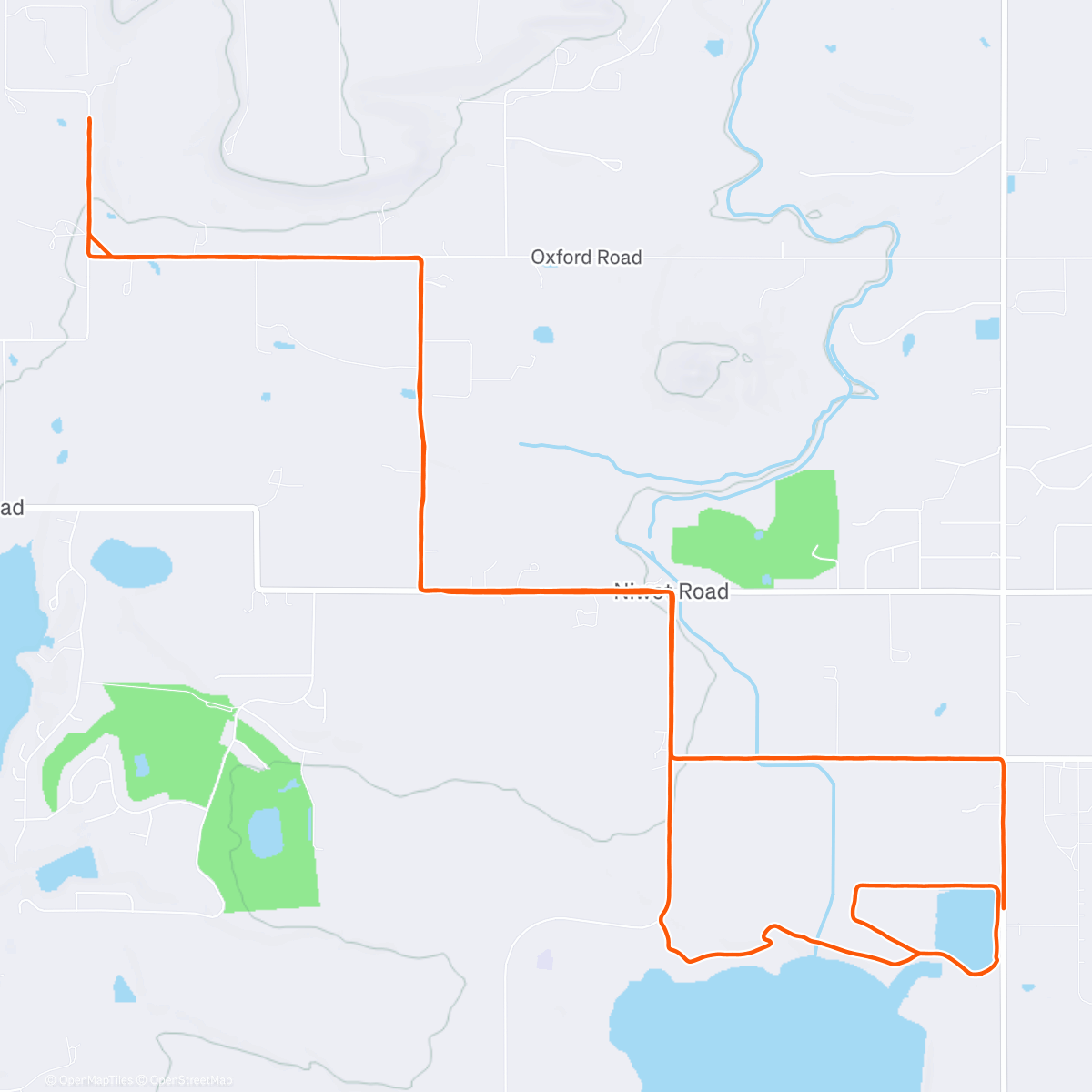 Map of the activity, Beautiful res morning!