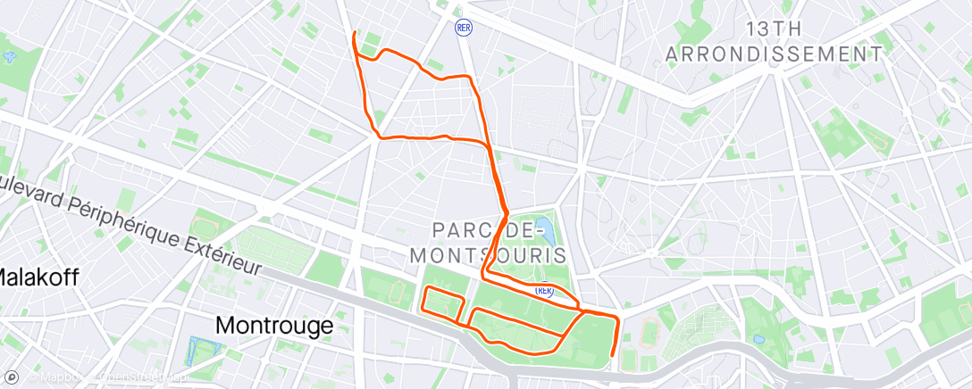 アクティビティ「Retour en terres parisiennes 🇫🇷」の地図